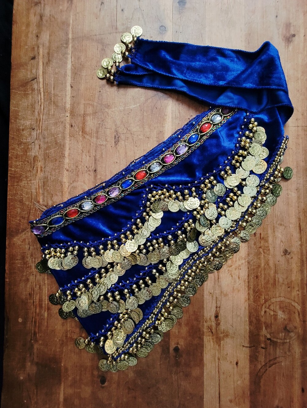 Belly Dance Hip Scarf With Tassels